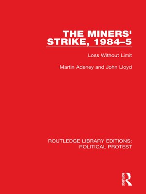 cover image of The Miners' Strike, 1984–5